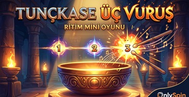 TunçKase Üç Vuruş ses ritim mini oyunu